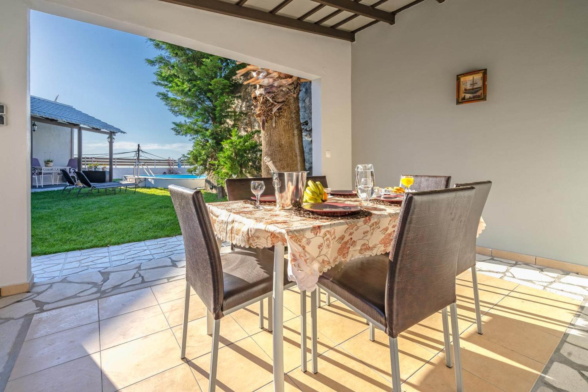 Fontana Luxury Villa Salakos With Pool Near Beach מראה חיצוני תמונה