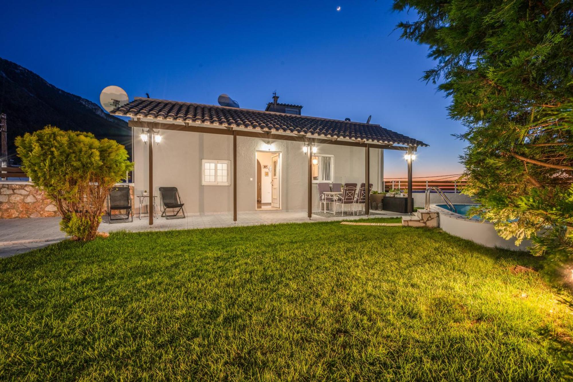 Fontana Luxury Villa Salakos With Pool Near Beach מראה חיצוני תמונה
