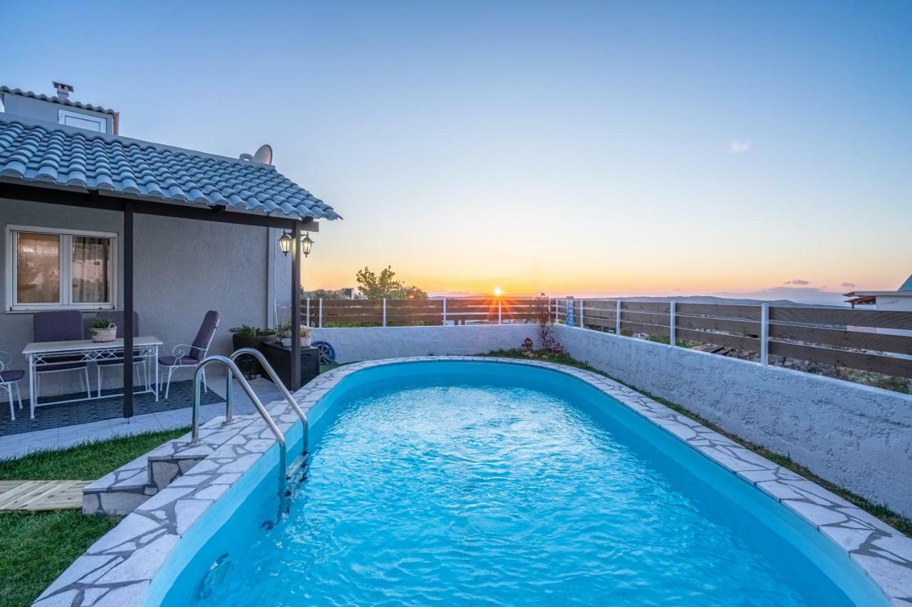 Fontana Luxury Villa Salakos With Pool Near Beach מראה חיצוני תמונה