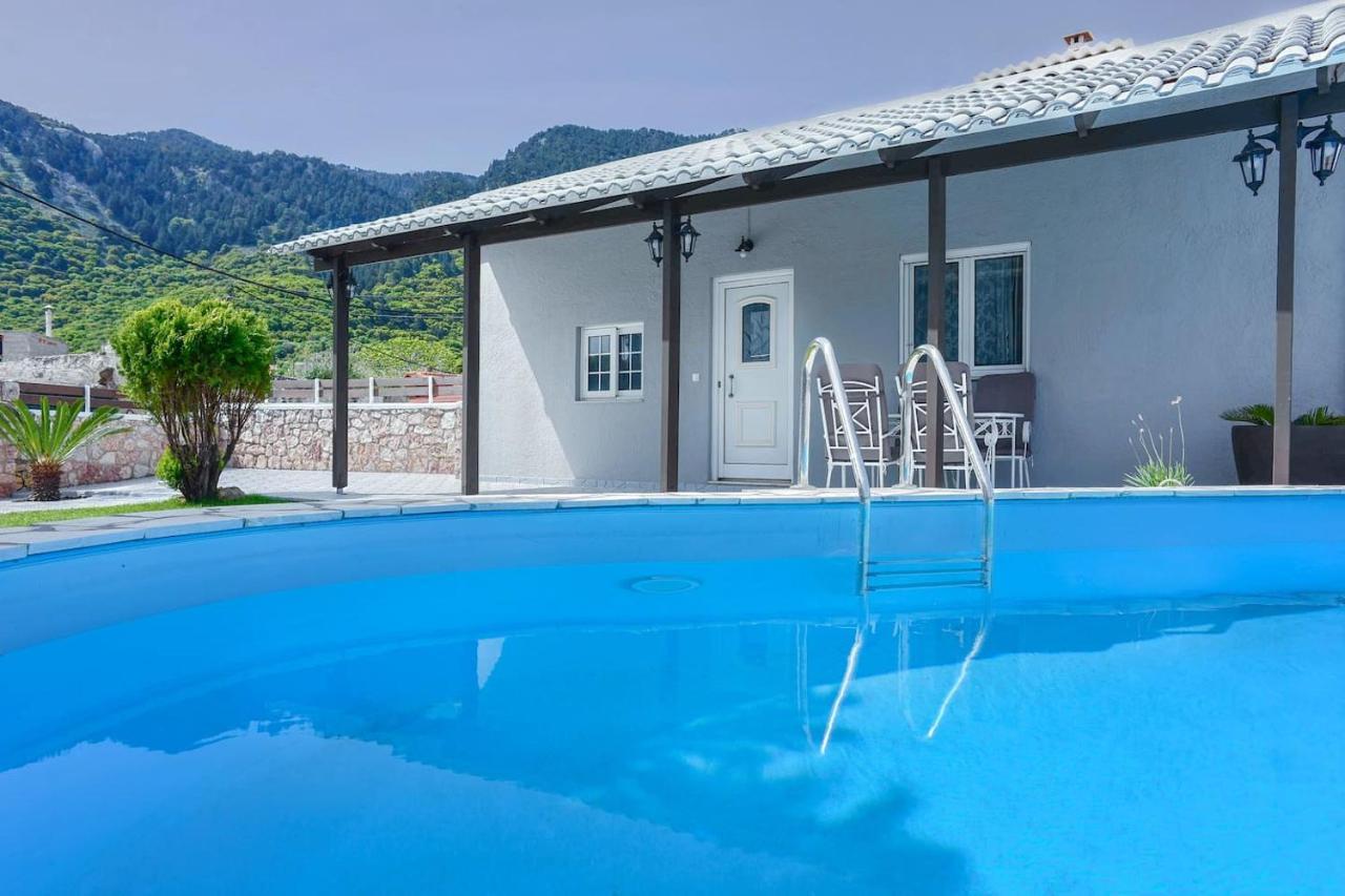 Fontana Luxury Villa Salakos With Pool Near Beach מראה חיצוני תמונה